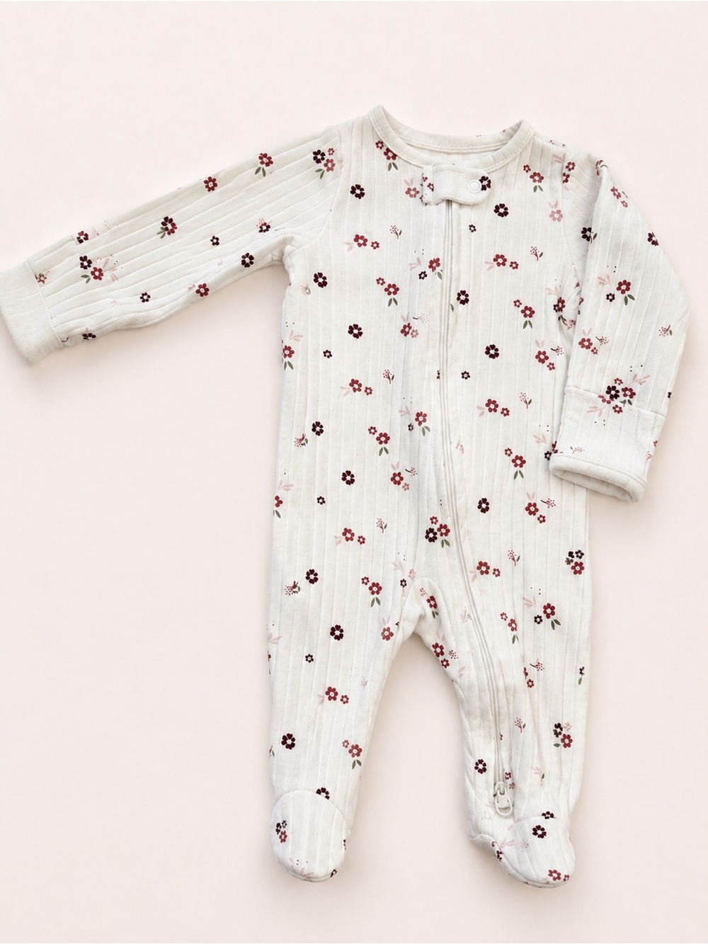 Simple Joys By Carter’s - Double Zipper Sleeper (Cotton & Poly) - 0-3M